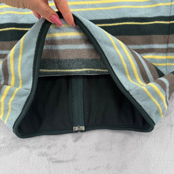 Vintage Patagonia Synchilla Fleece Jacket Full Zip Striped Womens size Medium - Picture 13 of 16